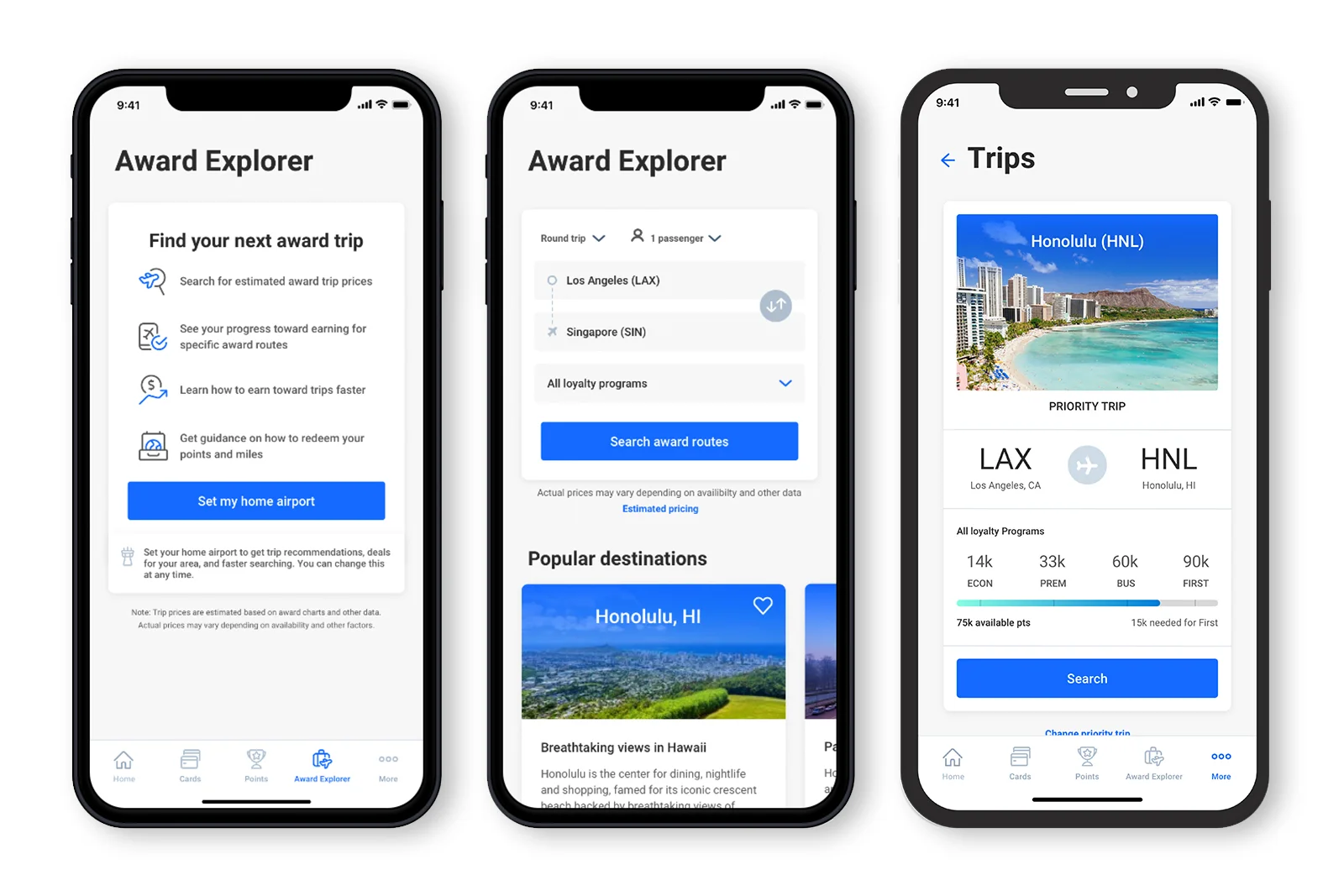 Award
                  explorer feature